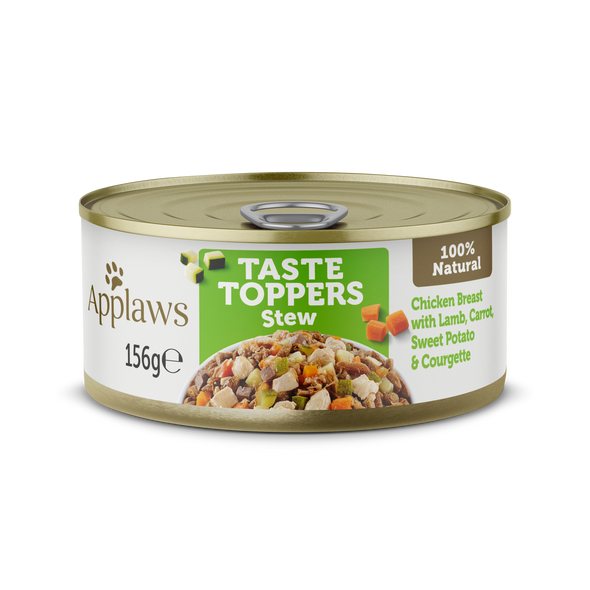 Taste Toppers Stew Chicken with Lamb Stew with Carrots, Courgette & Sweet Potato Tin 156g