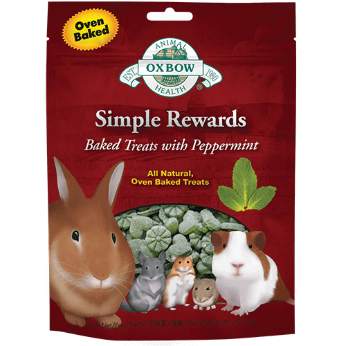 Oxbow Simple Rewards Baked Treats with Peppermint 60gr