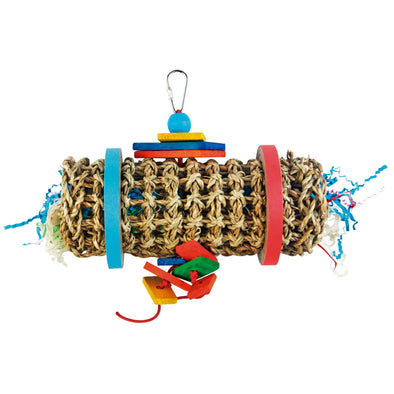Brinquedo de corda cilíndrica horizontal com contas (20 cm)