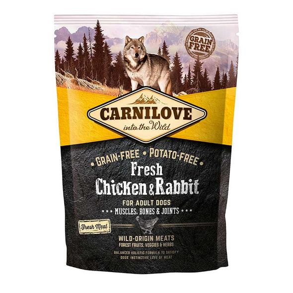 Carnilove Fresh Chicken & Rabbit Adult Dog (1.5kg e 12kg)