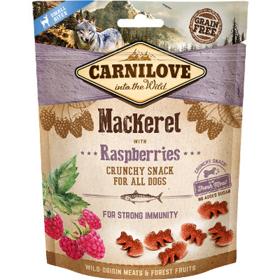 Carnilove Dog Crunchy Snack Mackerel & Raspberries  200 g
