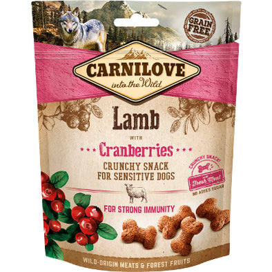 Carnilove Dog Crunchy Snack Lamb & Cranberries  200 g