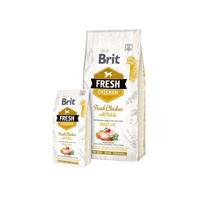 Brit Fresh Chicken with Potato Adult Great Life (2.5kg e12kg)