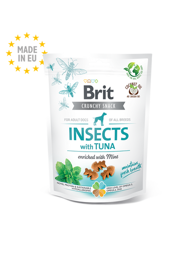 Brit Care Crunchy Cracker. Insects with Tuna enriched with Mint