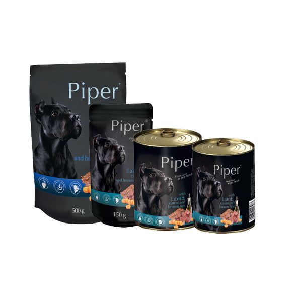 Piper Dog c/ Borrego, Cenoura e Arroz Integral 400gr