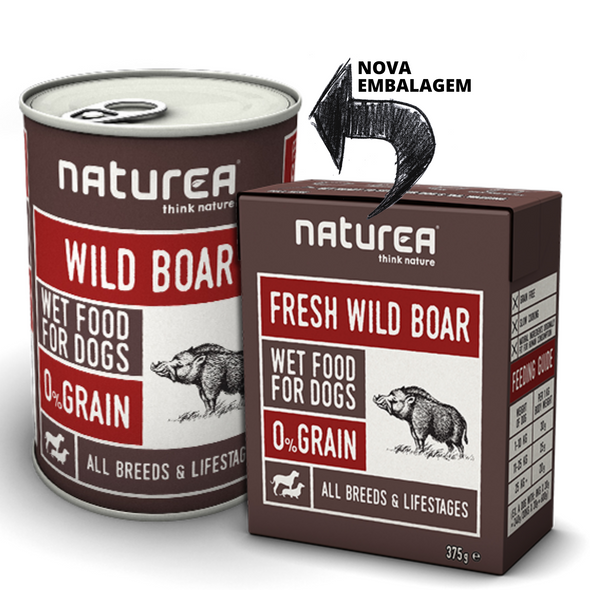 Naturea Wet Food for Dogs Wild Boar 400g
